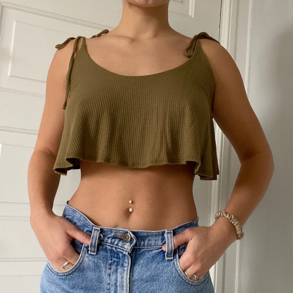 Flowy Green Top